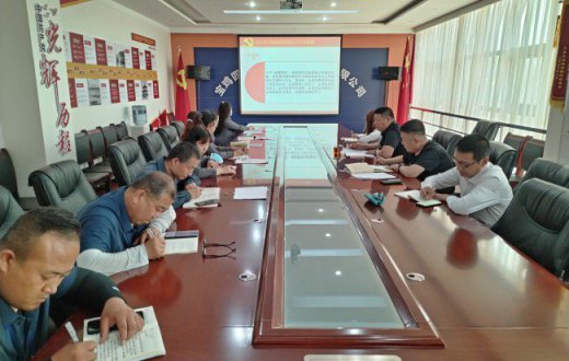 感悟思想伟力  强化使命担当 —— ——四通公司党支部开展支部书记讲党课活动