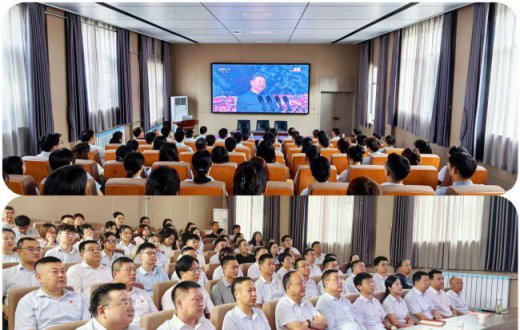 铭记铁血征程 共阅时代荣光/国资公司、工发集团组织全员观看纪念中国人民抗日战争暨世界反法西斯战争胜利80周年大会实况转播